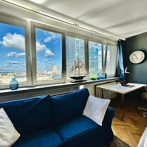 Apartament Super White 2x Metro ścisłe Centrum Wifi 300 Mbs New, Warszawa